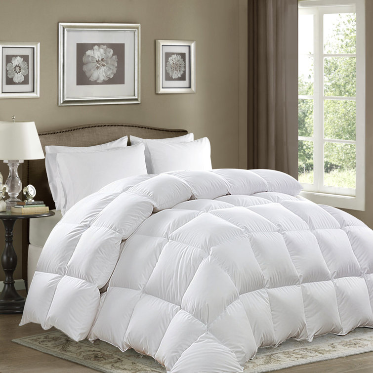 Feather and cheap down comforter